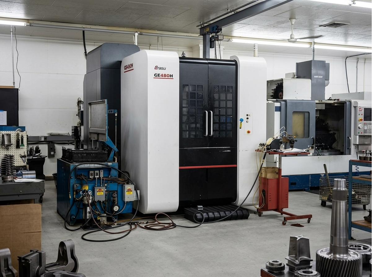 Enshu GE480H horizontal machining center at Peak Precision